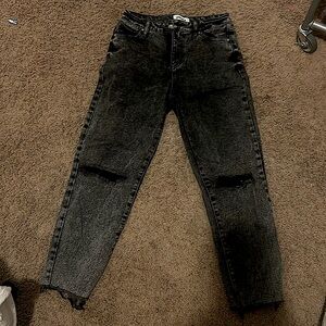 tilly’s black wash jeans